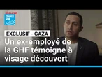 Un ex-employé de la Gaza Humanitarian Fondation témoigne à visage découvert auprès de France 24