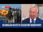 Military analyst Sean Bell reacts to Hezbollah rejecting agreement for Israel-Lebanon ceasefire