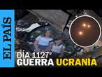 7 muertos en Ucrania por un ataque con drones rusos y Zelenski visita las tropas en el frente