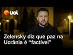 Zelensky afirma que paz duradoura na Ucrânia é 'totalmente factível'