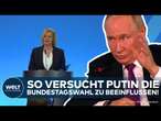 NANCY FAESER: Wie Putin den Wahlen in Deutschland beeinflussen will! Bauschaumattacken auf Autos!