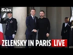 LIVE: President Zelensky arrives in Paris to discuss Ukraine war with Emmanuel Macron