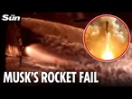 Incredible onboard footage captures SpaceX's Starship BURNING UP during uncontrolled re-entry