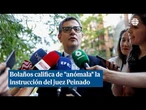 Bolaños califica de "anómala" la instrucción del juez Peinado