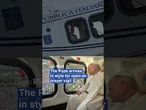 Watch the Pope's EPIC helicopter entrance to an open-air prayer vigil in Rome