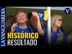 Los reyes Guillermo Alejandro y Máxima celebran la victoria de a Curazao en el Mundial