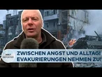 PUTINS KRIEG: Zwischen Angst und Alltag! Evakuierungen aus ukrainischen Frontstädten nehmen zu!