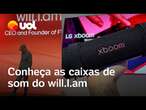 Conheça novas caixas de som da LG feitas com ajuda do músico will.I.am