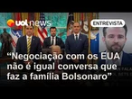 Negociação com os EUA não é igual o que faz família Bolsonaro, que prejudica o país, diz Durigan