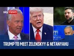 Military analyst Sean Bell previews Trump's meetings with Zelenskyy and Netanyahu