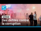 En Serbie, des manifestations contre la corruption près du Parlement • FRANCE 24