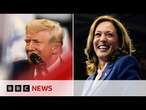 Donald Trump and Kamala Harris spar over muting debate microphones | BBC News