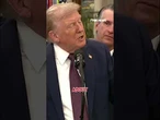 Trump: You can't open the windows. You know why? They're all heavily armored and bulletproof #shorts
