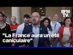 Canicule en France: le point presse du ministre de la Santé Yannick Neuder