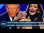 USA: Hochspannung vor TV-Duell! Sieben knallharte Regeln! Wegen einer drohte Donald Trump mit Absage