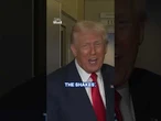 Trump jokes about turbulence with reporters