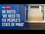 Sky News revisits Middlesbrough after violent riots swept through the community