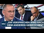 DEUTSCHLAND: Tino Chrupalla kritisiert gebrochene Wahlversprechen der schwarz-roten Koalition