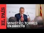 DIRECTO | Ángel Víctor Torres comparece ante los medios de comunicación | EL PAÍS