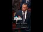 ALEX PADILLA da un discurso tras su detención en la conferencia de Kristi Noem #shorts