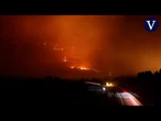 Los vecinos de Jarilla luchan contra el incendio descontrolado que arrasa ya más de 11.000 hectáreas