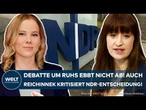 JULIA RUHS: Parteiübergreifende Kritik am NDR! Sogar Linken-Chefin Reichinnek kritisiert Rauswurf