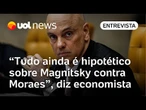 Bancos brasileiros estão entre 'monstro e redemoinho' sobre Magnitsky contra Moraes, diz economista