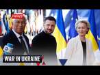 EU leaders deliver news conference on Ukraine and defence