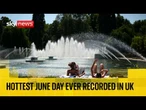Red 'danger to life' warning extended as extreme heat hits the UK