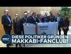 MAKKABI-FANKLUB: Bundestag zeigt Flagge! - Deutsche Politiker vereint gegen Judenhass