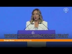 Meloni "Blocchi del passato non ci sono più, guardare oltre"