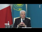 Mattarella in Kazakistan: "Rapporti eccellenti fra i nostri Paesi, li svilupperemo"