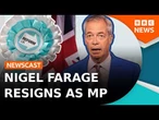 Nigel Farage resigns as MP | BBC Newscast