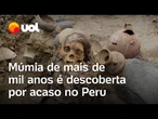 Múmia de mais de mil anos é descoberta por acaso por trabalhadores de gás no Peru