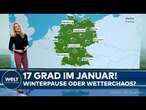 WINTERPAUSE IN DEUTSCHLAND: Bis zu 17 Grad – doch der Regen bleibt ein ständiger Begleiter!