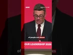 "I am ready," says Andy Burnham in first speech as Labour Party leader. #BBCNews