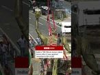 India's 'unsafe' 70ft Lionel Messi statue taken down. #Messi #India #BBCNews