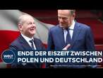 OLAF SCHOLZ IN POLEN: Ende einer Eiszeit| Regierungschef Tusk empfängt den Bundeskanzler in Warschau