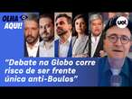 Reinaldo: Debate na Globo corre risco de ser frente única anti-Boulos após fala de Bolsonaro