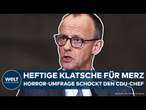 FRIEDRICH MERZ ALS KANZLER? Heftige Klatsche für den CDU-Chef! Diese Umfrage schockiert