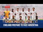 England squad prepare for World Cup semi-final clash with Argentina