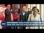 THÜRINGEN: Grünes Licht bei Brombeer-Koalition! CDU, SPD und BSW präsentieren Regierungsprogramm