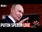 LIVE: Putin speaks at energy conference while Ukraine strikes oil and electricity stations in Russia