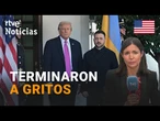 EE.UU.: TRUMP elevó el tono con ZELENSKI, le pidió que RENUNCIARA a lo conquistado por RUSIA | RTVE