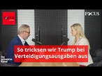 Wie wir Donald Trump bei den Verteidigungsausgaben austricksen