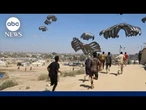 Gaza airdrops cause at least two Palestinian deaths