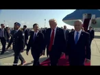 Trump accolto all'aeroporto Ben Gurion da Herzog e Netanyahu