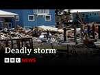 Hurricane Helene kills at least 116 people across US | BBC News