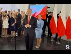 Sejm. Wystąpienie prezydenta Karola Nawrockiego z sali kolumnowej ,,Wygraliśmy dla Polski!''