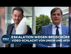 DEUTSCHLAND: Eskalation bei Union und AfD! Parteien liefern sich Schlacht mit Videos wegen Broschüre